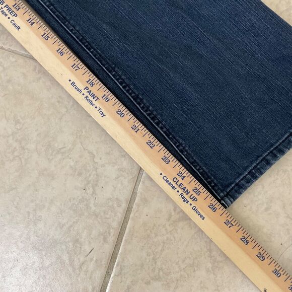 CHICO'S PLATINUM DENIM 2.5 SHORT (L-14) Blue med. wash Jeans Pants - Picture 7 of 11